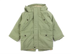 Lil Atelier oil green winter jacket